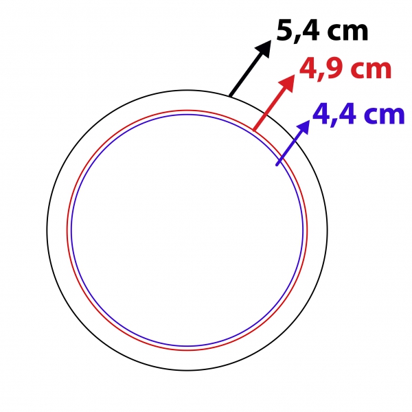 44 mm Pin Button Badge
